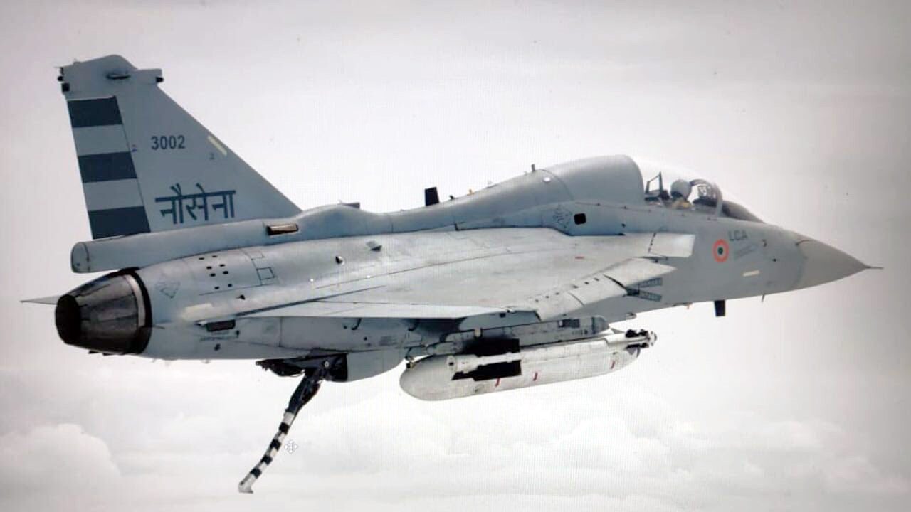 LCA Tejas naval variant in carrier configuration
